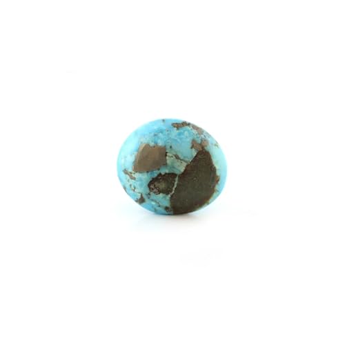 Turquoise afghane de forme ovale cabochon 23mm pour fabrication de bijoux - 2