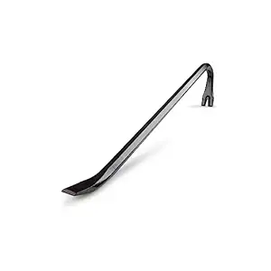 MEC Gooseneck Wrecking Bar - Extra strength drop forged steel pry bar for easier demolition - Gooseneck for added ripping bar leverage - Nail puller end/chisel end - Rust proof (16