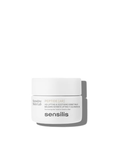 Sensilis Peptide AR - Bálsamo Sorbete Efecto Lifting y Calmante, Con Peptidos y Ácido Hialurónico, Para Piel Seca y Sensible, 50 Ml