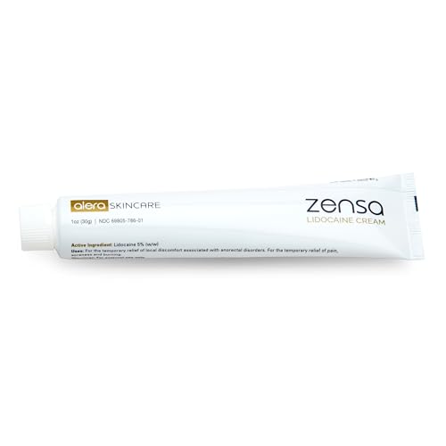Zensa Numbing Cream 5% Lidocaine – Maximum Strength Topical Anesthetic with Vitamin E for Pain Relief from Hemorrhoids – Vegan, Cruelty-Free, Water-Based, Physiologic pH for Sensitive Skin – 30g - Imagem 8