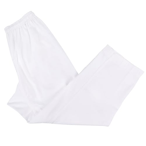 FitsT4 Sports Karate Pants 8oz Middleweight Elastic Waist Martial Arts Pants Perfect for Training or Competition, 000-5