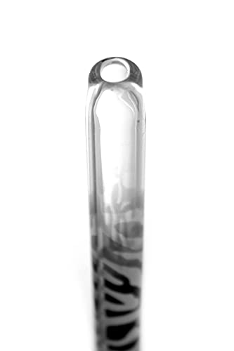 Kaya Zebra XL Glasmundstück, für Wasserpfeifen Ersatz Mundstück aus Glas mit Zebra Design, Länge: ca. 34cm Plus 3cm… – Bild 5