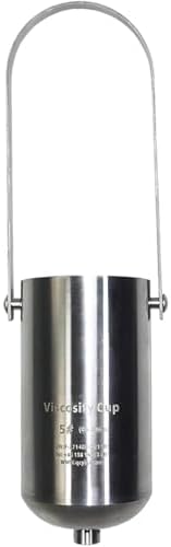 Stainless Steel Viscosity Cup 230ml, Dip Type Viscometer for Paint, Glue, Oil, Dye & Sauce, Accurate Measurement Tool for Fluid Consistency Testing