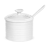 Portmeirion Sophie Conran White Conserve Pot with Spoon