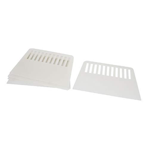 New Lon0167 5pcs 5' En vedette 'large décapant efficacité fiable en plastique trapézoïdal décapant pour peinture papier peint grattoir mastic blanc(id:c2b 30 97 a8d)
