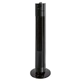 Clatronic leiser Turmventilator mit Timer & Schwenkfunktion | 78 cm Standventilator oszillierend | 3 Geschwindigkeitsstufen | platzsparend | ruhiger Lauf | sicherer Stand | TVL 3770 schwarz