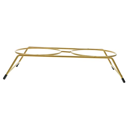 Happyyami Elevated Cat Feeder Stand Non- Iron Bracket and Stylish Pet Bowl Rack for Comfortable Feeding Posture for Cats and Dogs