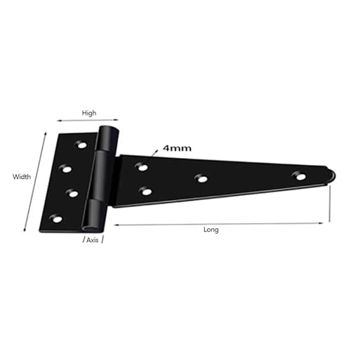 Charnière triangulaire robuste pour une fixation de porte durable - 4