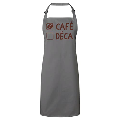 Tablier cuisine contre les taches du petit déjeuner pour amateur de café et boisson