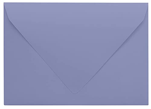 Enveloppes A1 lavande étanches avec fermeture adhésive facile