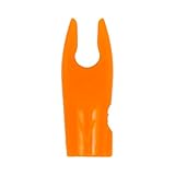 Bohning Standard Throat Blazer Pin Nock, 12Pk, Neon Orange
