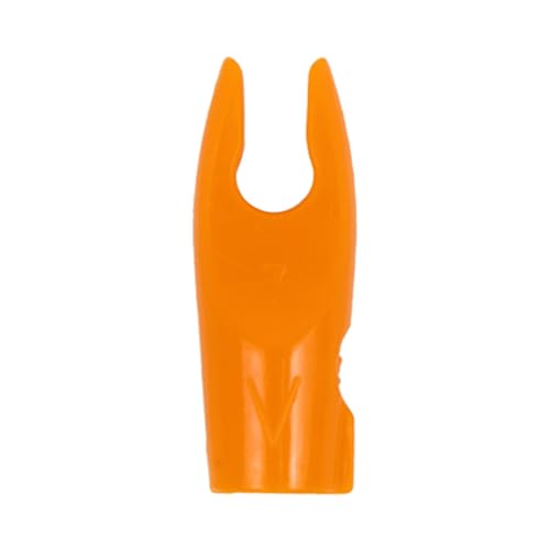 Bohning Standard Throat Blazer Pin Nock, 12Pk, Neon Orange