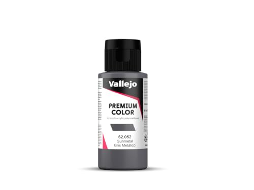 Farbe Vallejo PREMIUM Color 62052 Metallic Gunmetal (60ml)