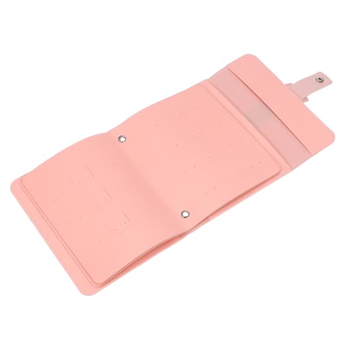 Mipcase Portaorecchini Da Viaggio in Pu Resistente Organizer Per Gioielli Portatile Astuccio Per Orecchini Design Innovativo e Compatto Per