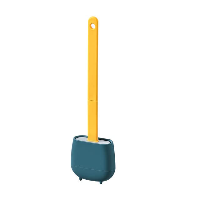 Brosse de toilette domestique en silicone pour une salle de bain moderne