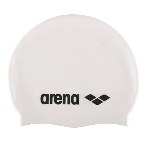 Image of Arena Classic Junior Silicone Unisex Swim Cap for Girls and Boys Comfortable Durable Kids' Pool Bathing Cap
