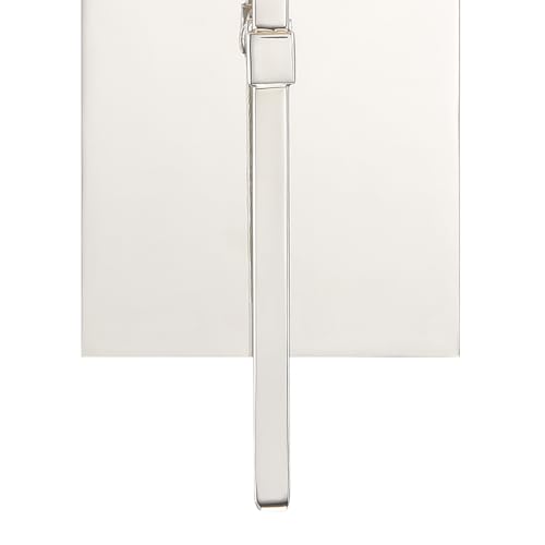 Image of Crystorama Veronica 1 Light Polished Nickel Sconce