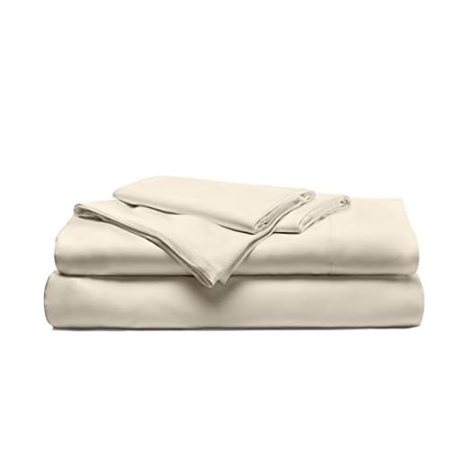 Cariloha Resort Bamboo Sheets | 4 Piece Bed Sheet Set-100% Viscose from Bamboo | Soft Sateen Weave, Odor Resistant, Hypoallergenic, Eco-Friendly, Cooling Sheets (Queen,Coconut Milk)