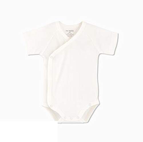 Baby Boys Girls Short Sleeves Kimono Clothes Cotton Baby Side-Snap Bodysuit Pack of Baby Layette Set2