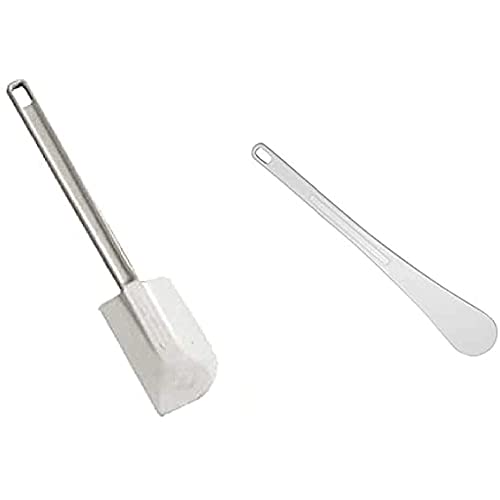 DE BUYER -4891.24N -spatule Maryse Patisserie L.25 cm & 4745.30 -spatule Blanche en polyglass l. 30cm