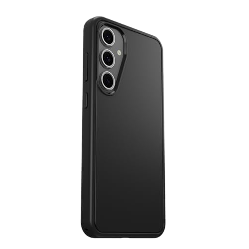 Image of OtterBox Samsung Galaxy S24 FE Symmetry Series Case - Black, Ultra-Sleek, Wireless Charging Compatible, Raised Edges Protect Camera & Screen