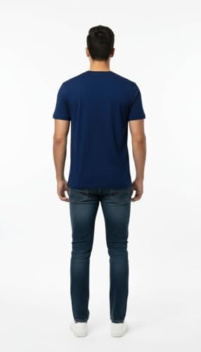 Image of Men's 100% Supima Cotton Crew Neck T-Shirt - Classic Slim Fit, Ultra-Soft Breathable Fabric, Short Sleeve Solid Tee