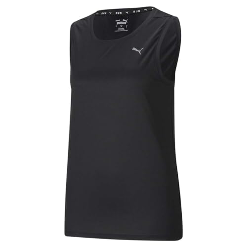 PUMA PUMA womens Run Favorite Tank Shirt, Puma Black, X-Small US
