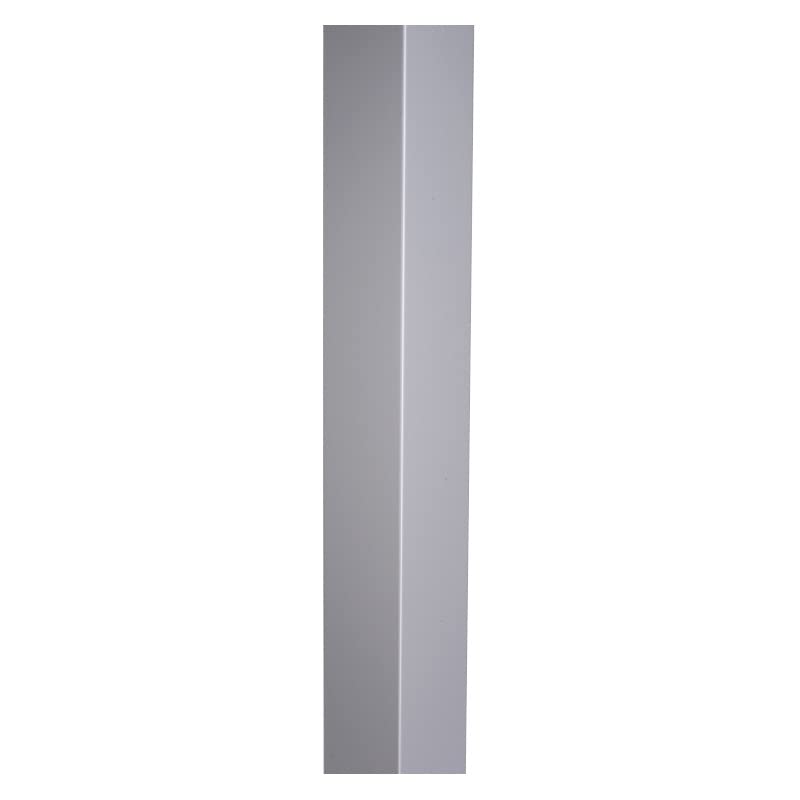 Cornière 90 ° Aluminium Gris métal - 2ML - Extérieur 50 X 50 mm