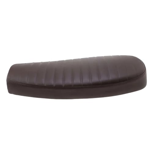 Asiento doble para moto impermeable con cojin acolchado marron de 645mm