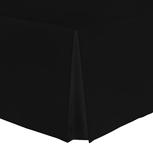 Adams Home Egyptian Cotton Rich Box Pleated Base Valance Sheets Bedding Sheets Flat Bed Skirt Cover Wrap Valance Sheet | Cream Single Bed Sheet