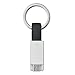 BoxWave Cable Compatible with Iridium 9555 (2 in) - Micro USB Keychain Charger, Key Ring Micro USB Cable - Jet Black