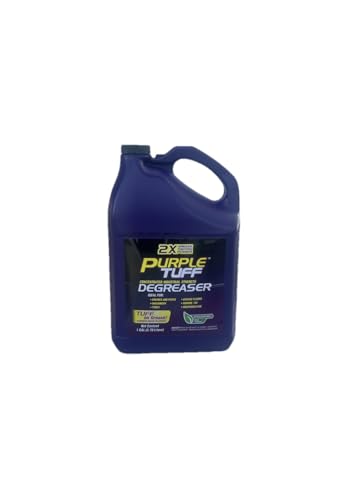 Degreaser Purple tuff Cleaner 1 gal Concentrated industrial strength, BIODEGRADABLE Removes grease on contact. Made in the USA, automotive-marine-commercial-industrial