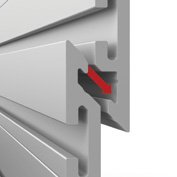 Norsktrack (2) Panel Slatwall Kit #TOP4