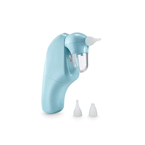 Aspirador Nasal Elétrico Para Bebês Sucção Mostrador Digital Fisher-Price Do Ré Mi 12V Azul 3 Níveis de Sucção - BB1166