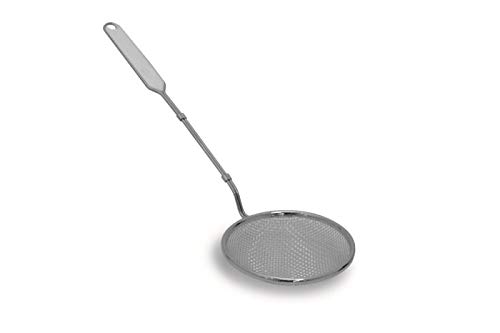 Accessori cucina stoviglie Schiumarola mestolo rete 14Cm Acciaio inox con manico