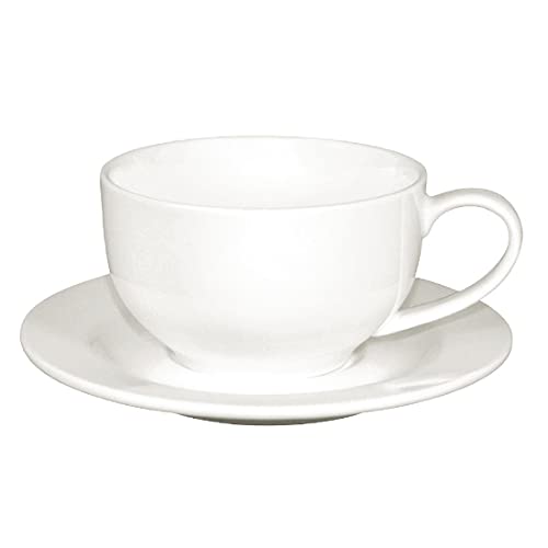 Olympia Lumina Low Round Cup - 350ml 12oz (Box 6), White, 11.83 Fluid Ounces - Image 2