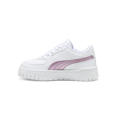 PUMA Kids Girls Cali Dream Iridescent Lace Up Sneakers Shoes Casual - White3