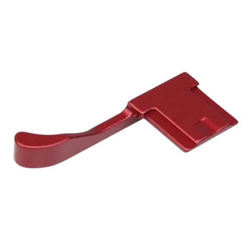 Foto&Tech Metal Hot Shoe Thumb Up Rest Hand Grip for Fujifilm Fuji X100V X100VI, X100V Thumb Grip, Fuji X100V Accessories, Fuji X100V Grip (Red)