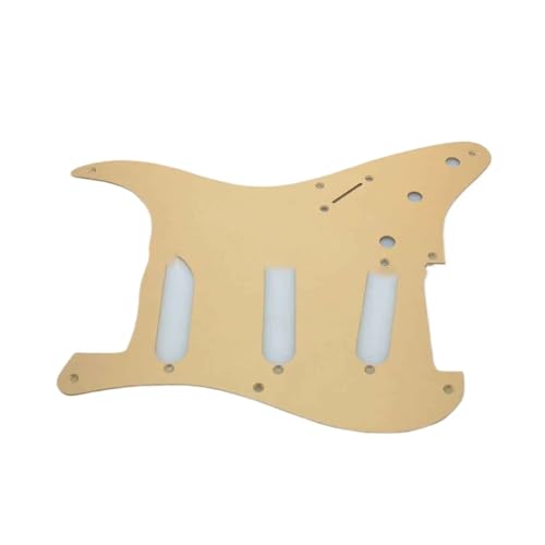 Pickguard guitare électrique SSS ST aluminium 8 trous idéal pour studio et scène