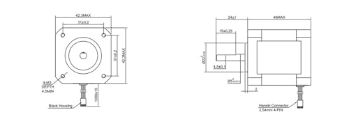 Moteur pas à pas 59Ncm résistant pour éviter les pertes de pas en impression 3D - 5