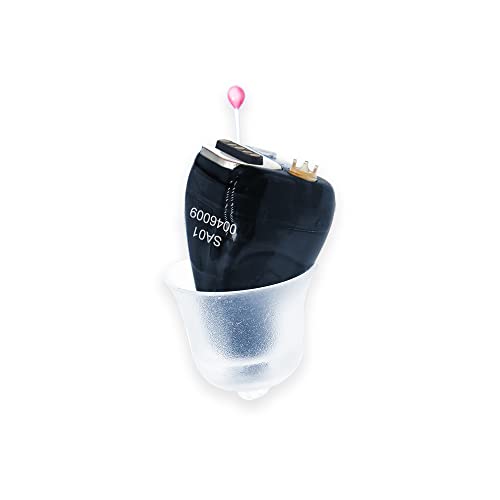 Incensonic Digital Mini Hearing Aids Magnetic Charging Rechargeable Adjustable Amplifier For Elderly Hearing Loss Digital Ear Hearing Assist Devices (Right, Black) #TOP9