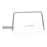 iplusmile Schneidemaschine Käse Werkzeuge Butter Slicer Käsehobel Mit Griff Käse -slicer -austausch Slicer Mit Draht Butter-werkzeug Butterschneider Silver Rostfreier Stahl