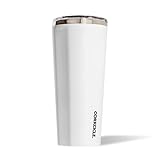Corkcicle Tumbler Insulated Stainless Steel Bottle/Thermos, 24 oz, White