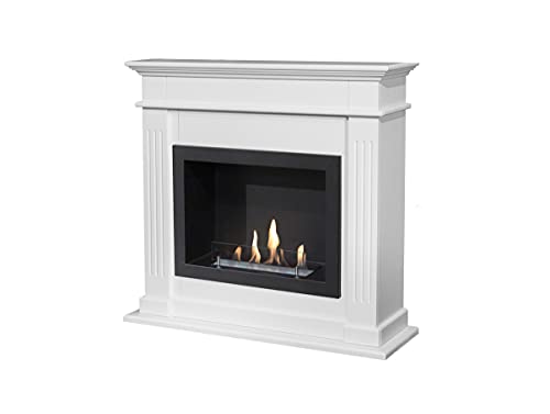 Xaralyn - Cheminée Elda avec brûleur Bio éthanol Riano (Pierre brevetée) Cover