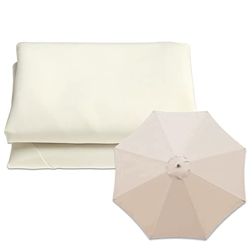 Remplacement parasol toile rouge 3m pour réparer une couverture usée 6 baleines