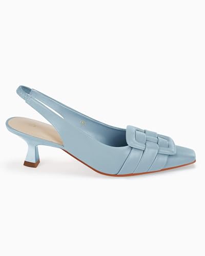 Womens Sling Back Kitten Heels Low Dress Shoes Slingback Pumps Pointed Closed Toe Comfortable Party Office Sandals2