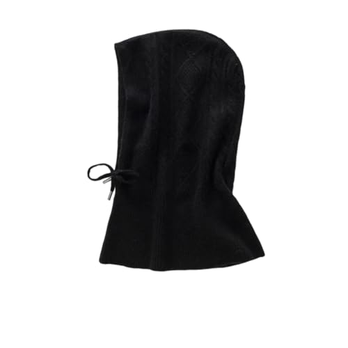Ensemble écharpe à capuche cachemire femme : tricot hiver chaud et cache-cou