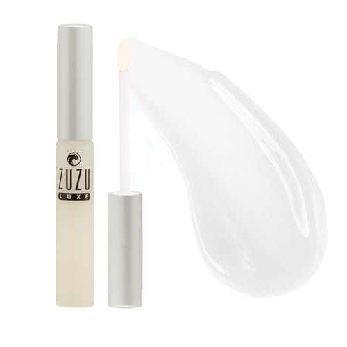 Zuzu Luxe Sheer Gloss (Crystal - Clear), Natural Lip Gloss, Natural, Paraben Free, Vegan, Gluten-free, Cruelty-free, Non GMO, 0.17 oz