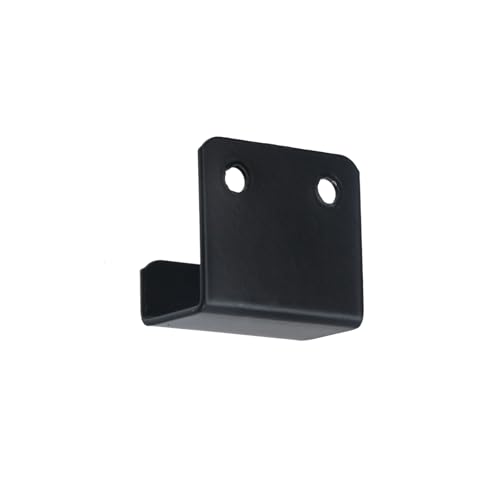 Image of Coshar 20pcs Heavy Duty Wall Mount Bracket Hook Fastener J Shaped Hook Hanger for Ceramic Tile Display and Mirror Picture Frame Fixing - Black (Inner Width 21mm)