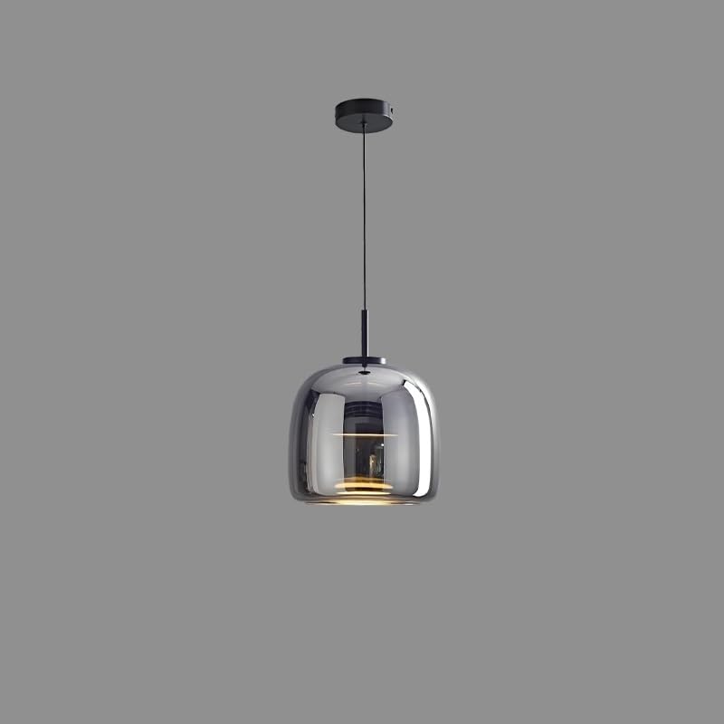 Design hanglamp Movar LED en gekleurde glazen bollen - triac dimbaar